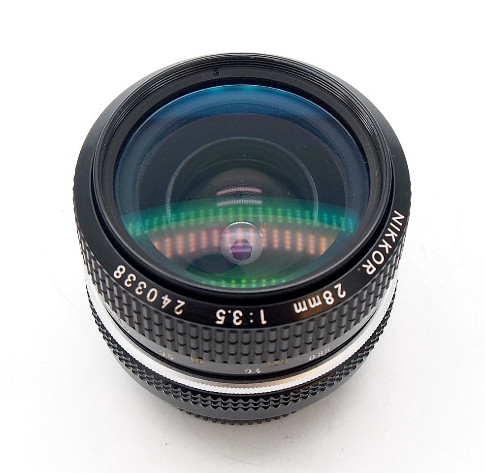 Nikon 28mm F3.5 Pre Ai Wide Angle Lens #7864
