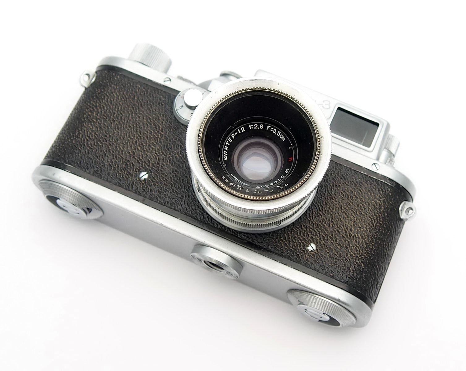 Zorki-3 Rangefinder with 3.5cm F2.8 Jupiter-12 Lens #10954