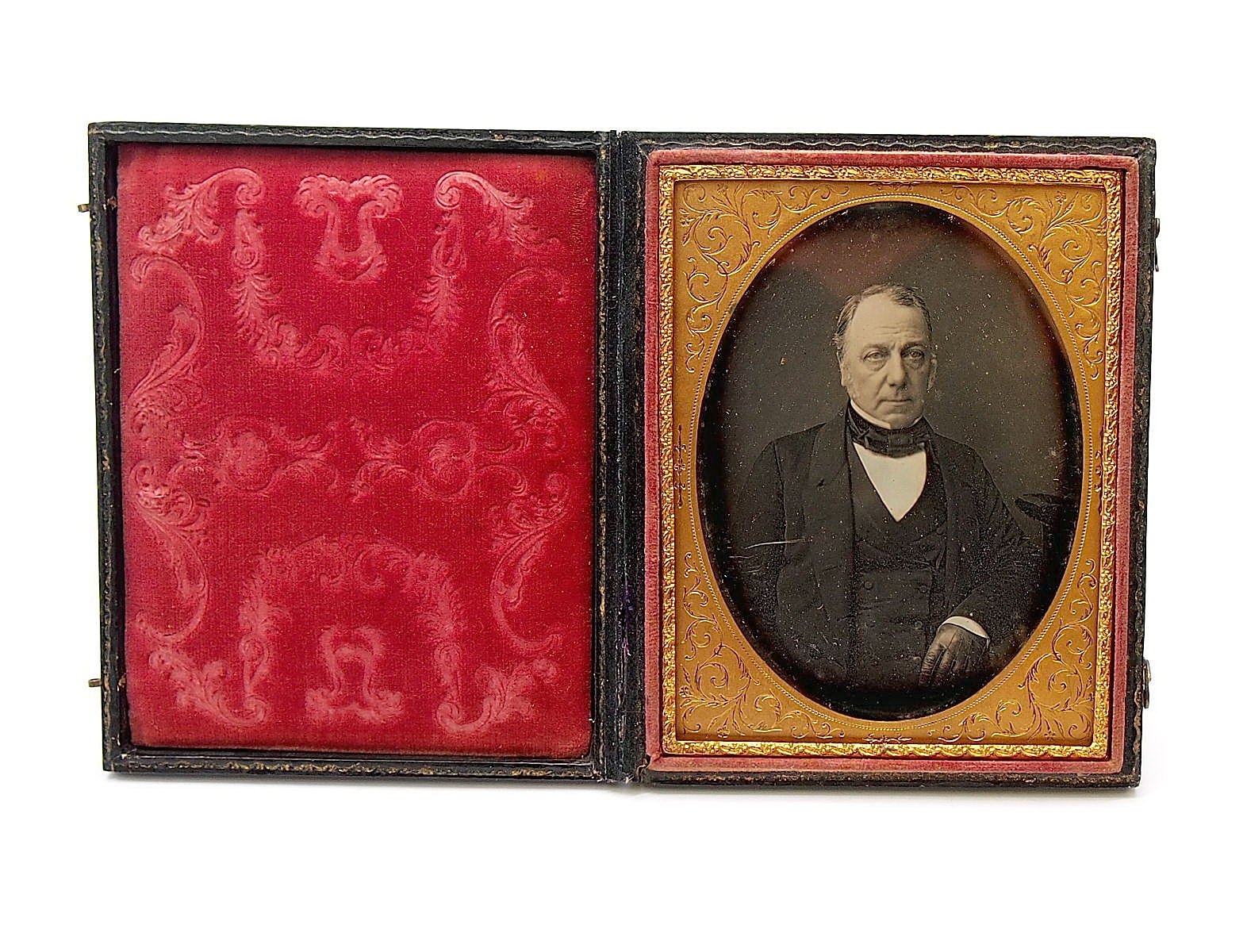 Daguerreotype Quarter Plate Portrait c.1850 in Case #9234