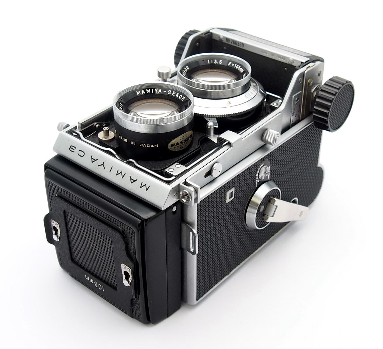 Mamiya C3 Professional 6x6cm TLR + 105mm F3.5, Mint- #11112