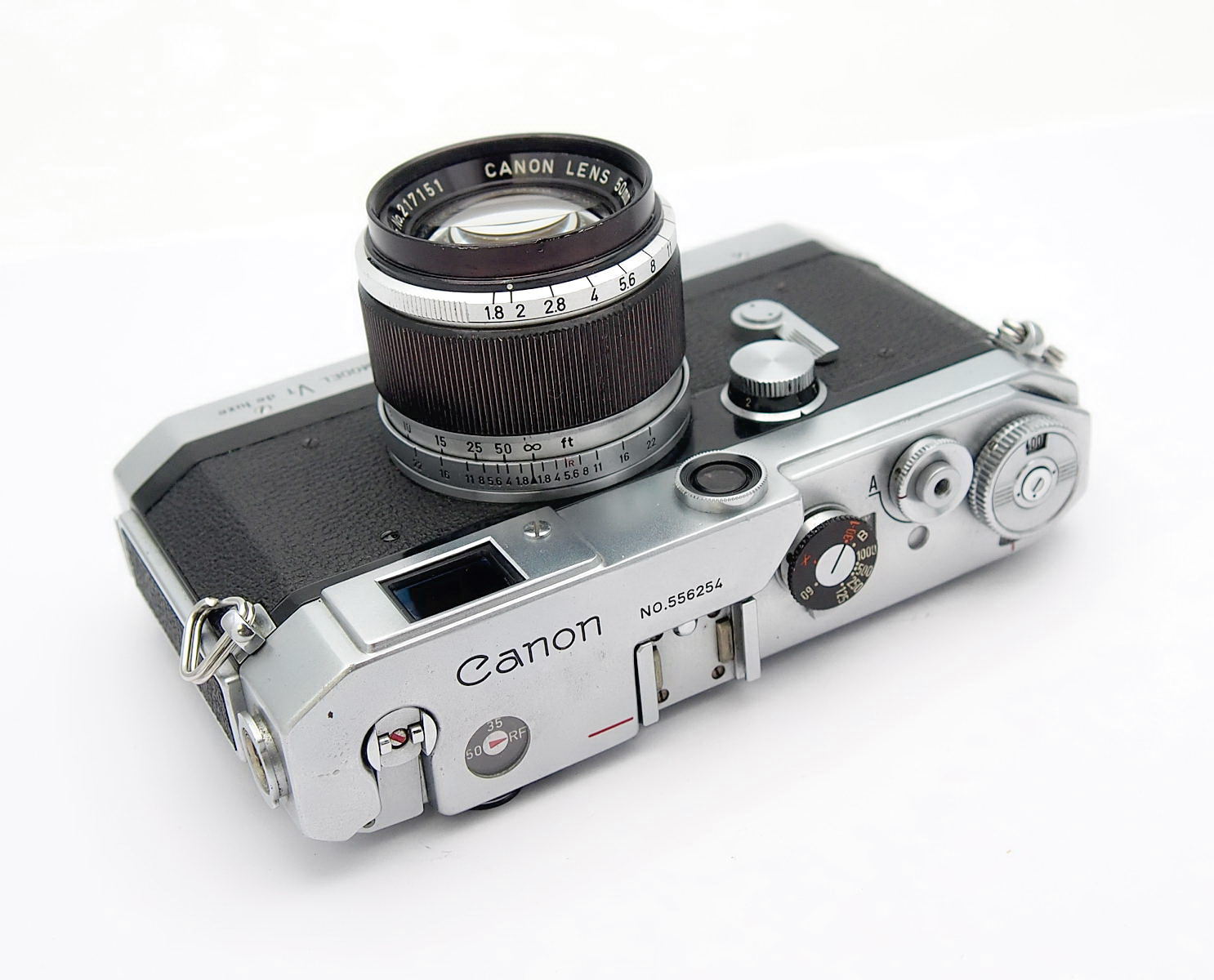 Canon VT De Luxe with Canon 50mm F1.8 Lens #11023