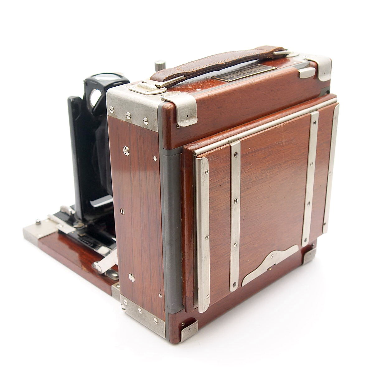 Ica Tropica Teak 12 x 9cm Tropical Folding Camera c.1926 #10565