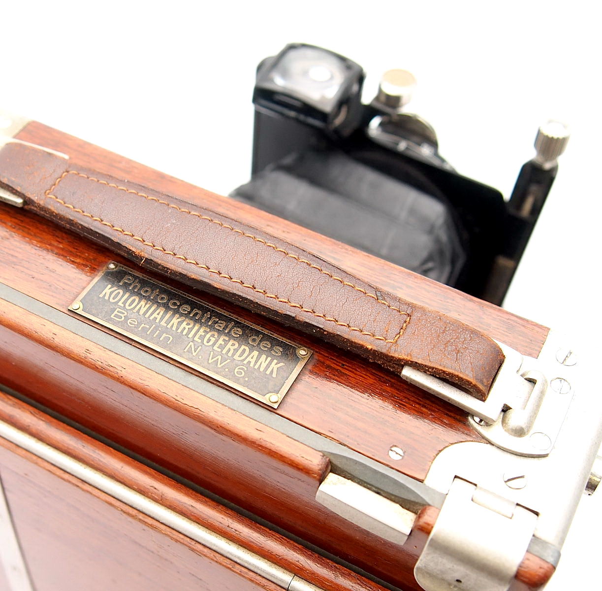 Ica Tropica Teak 12 x 9cm Tropical Folding Camera c.1926 #10565