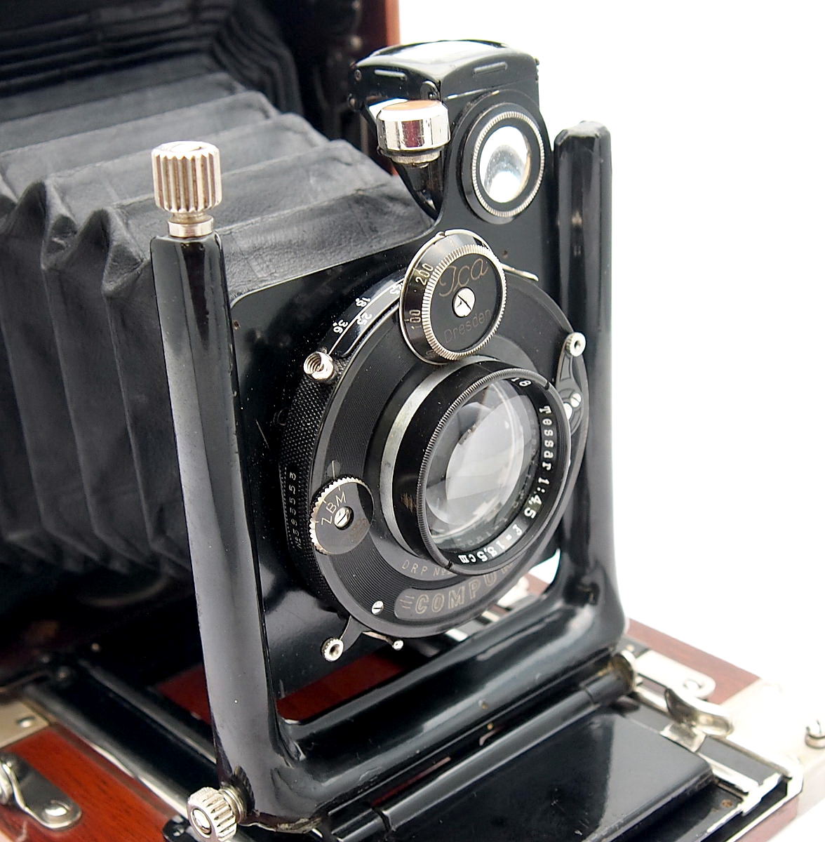 Ica Tropica Teak 12 x 9cm Tropical Folding Camera c.1926 #10565