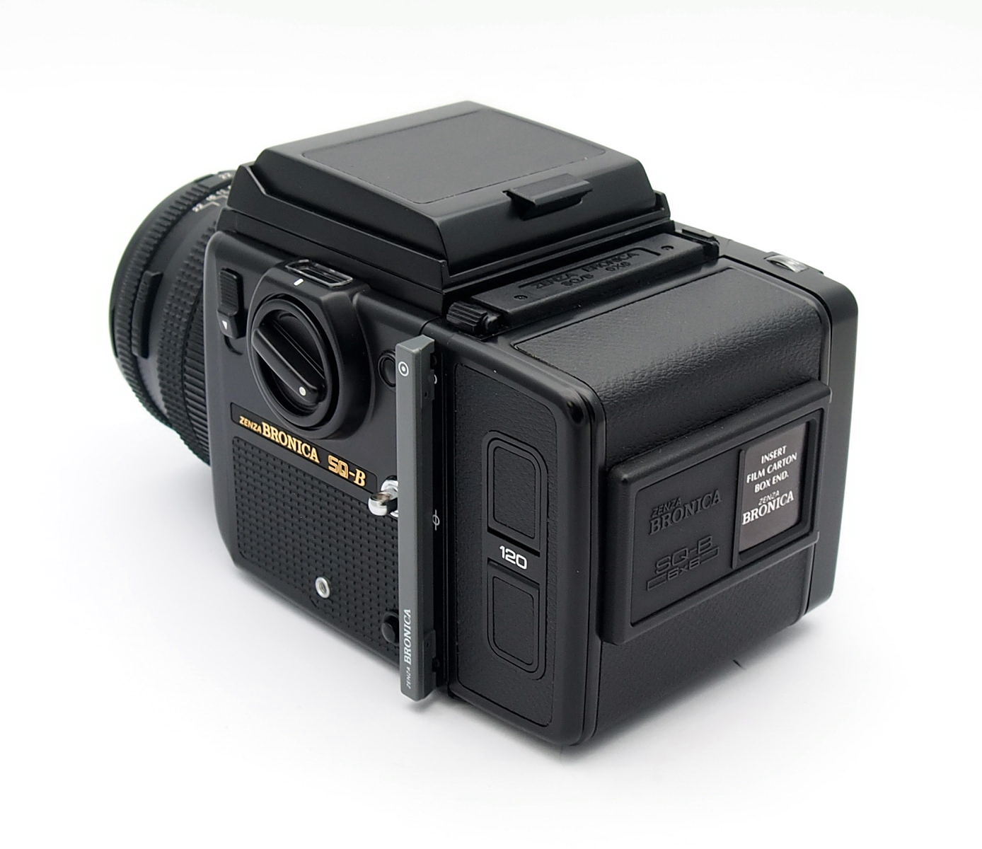 Bronica SQ-B with PS 80mm F2.8, WLF & 120 Back, Mint #11103