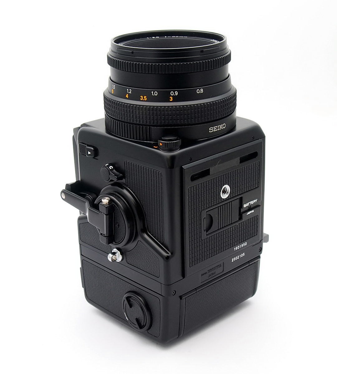 Bronica SQ-B with PS 80mm F2.8, WLF & 120 Back, Mint #11103