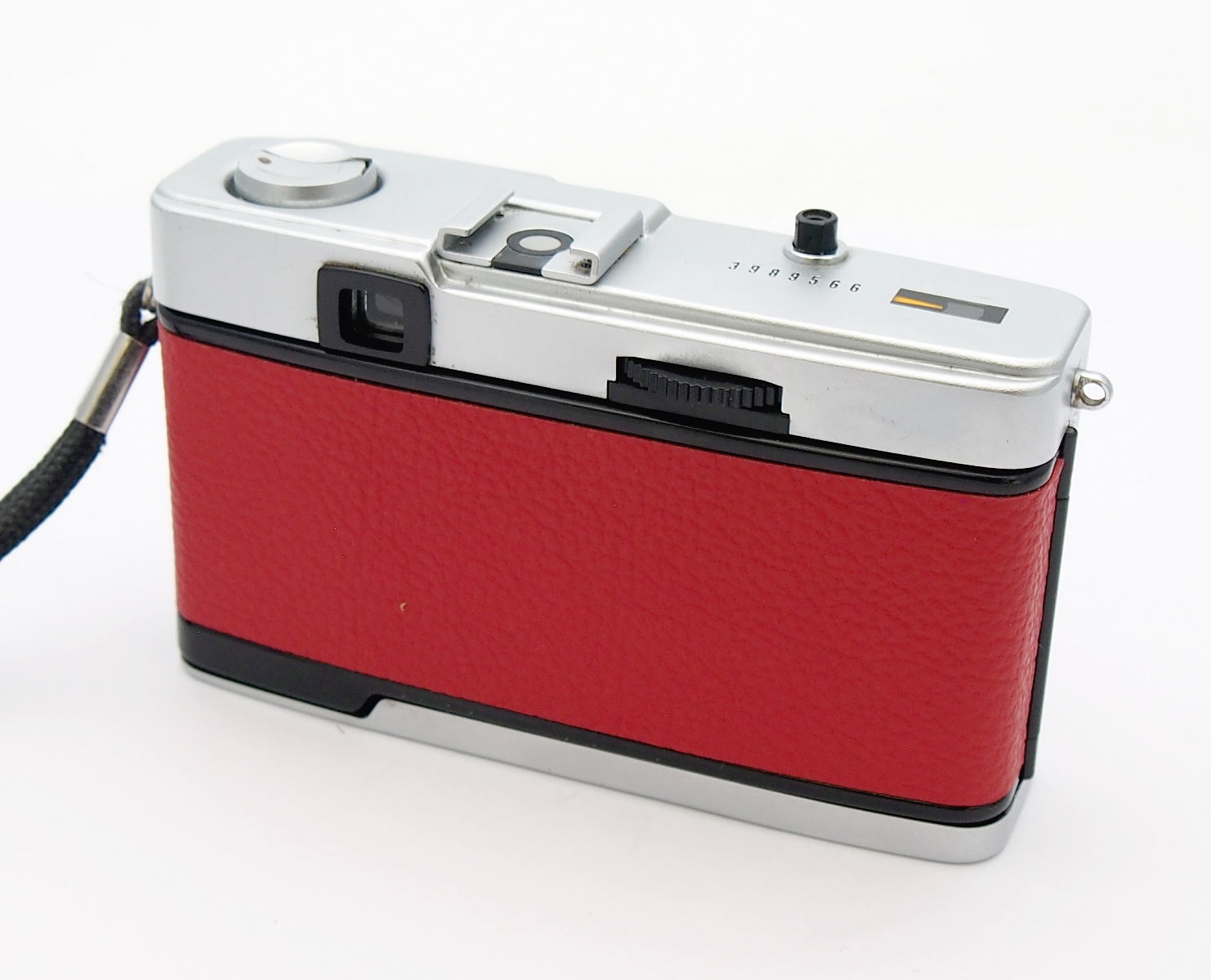 Olympus Trip 35, Red Leather, New Seals #9944