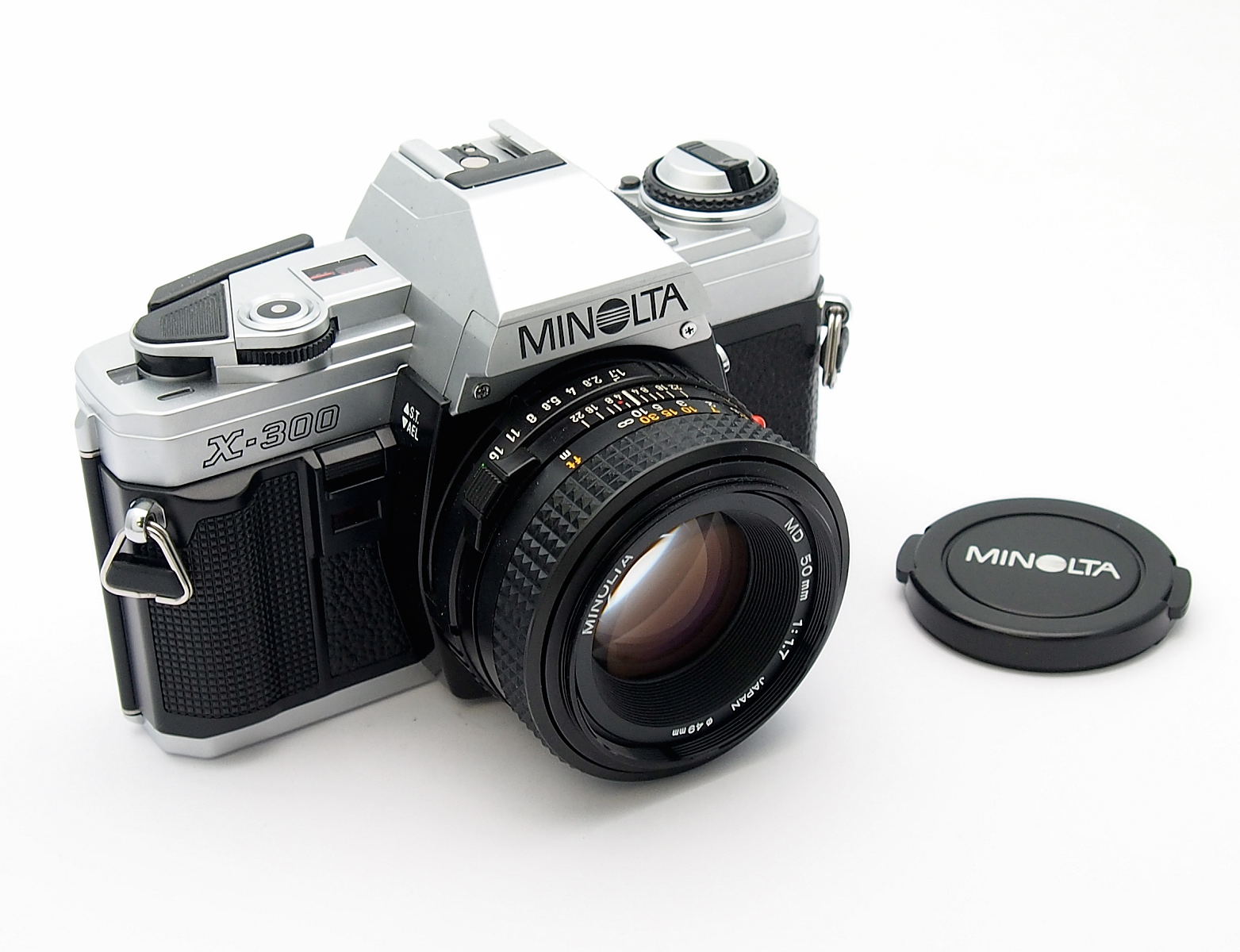 Minolta X-300 35mm SLR with 50mm F1.7 MD Lens #10273