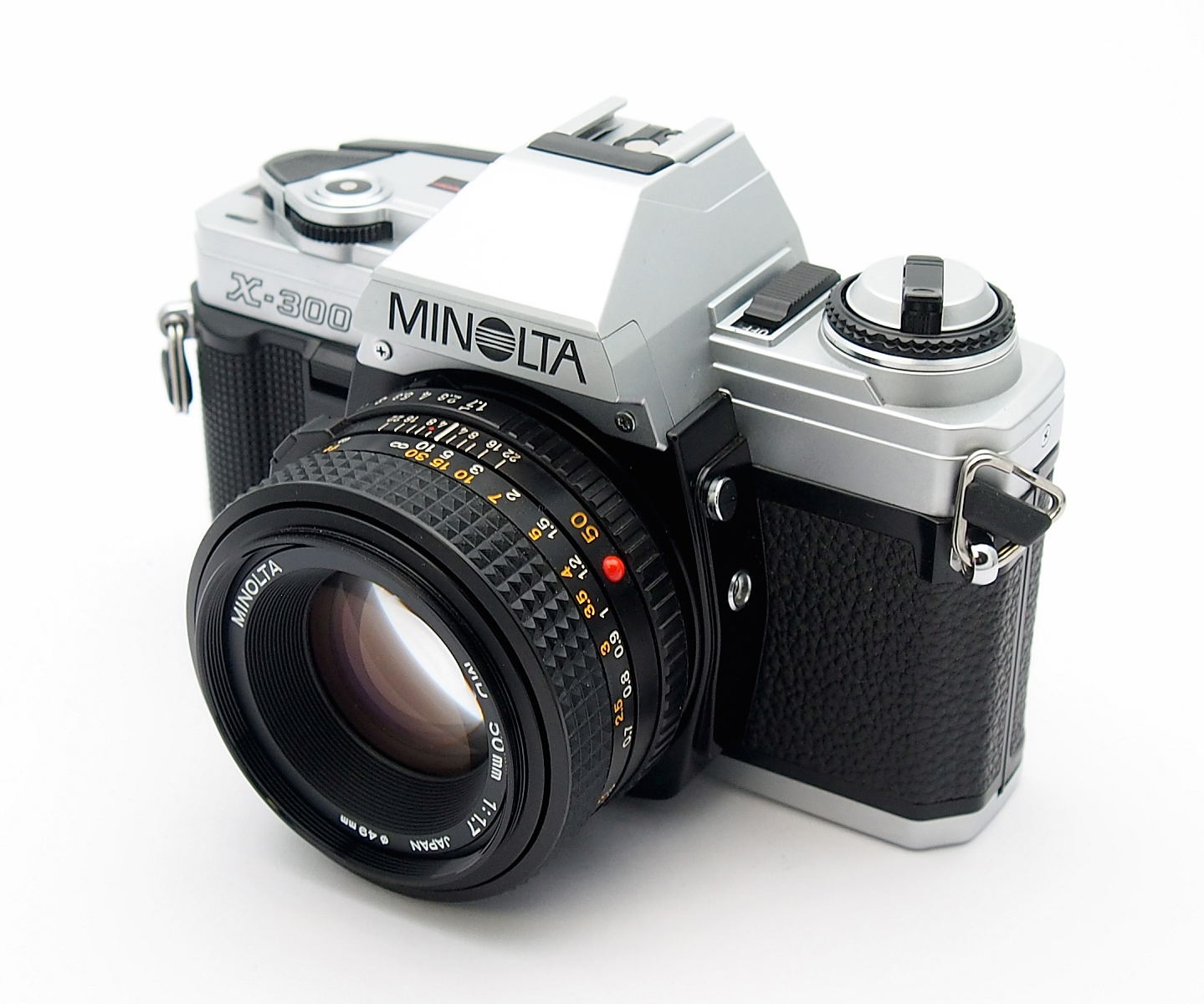 Minolta X-300 35mm SLR with 50mm F1.7 MD Lens #10273