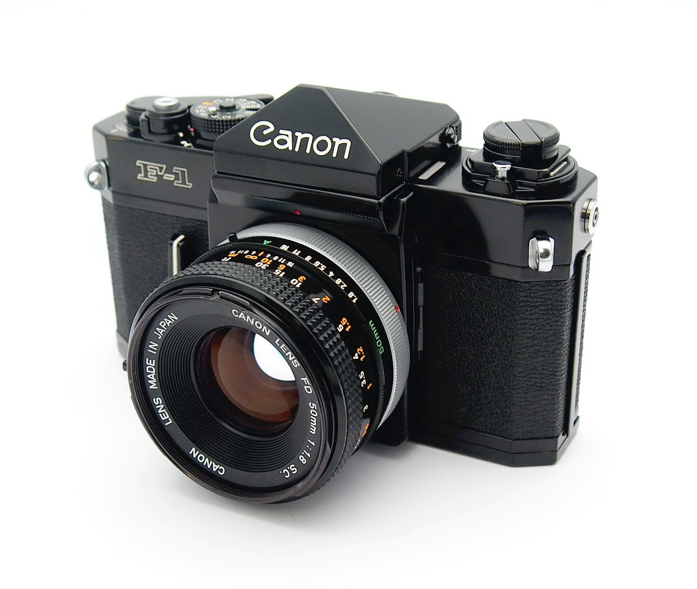 Canon F1 (Original) with 50mm F1.8, Mint- #11039