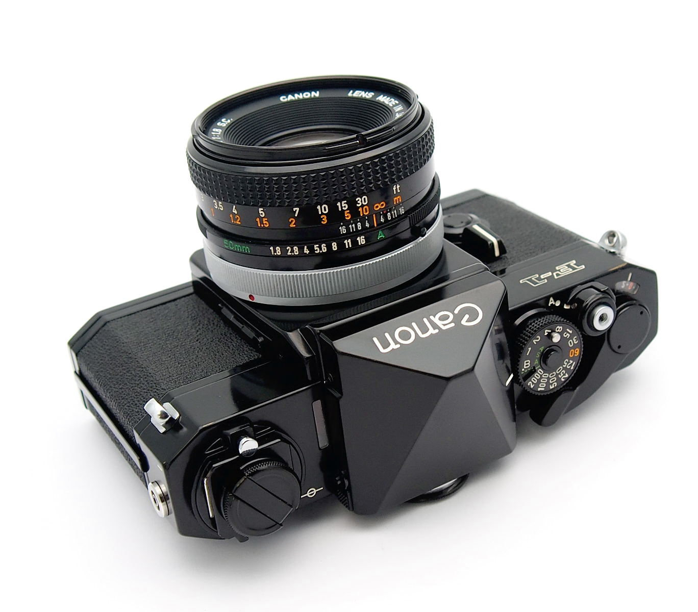 Canon F1 (Original) with 50mm F1.8, Mint- #11039