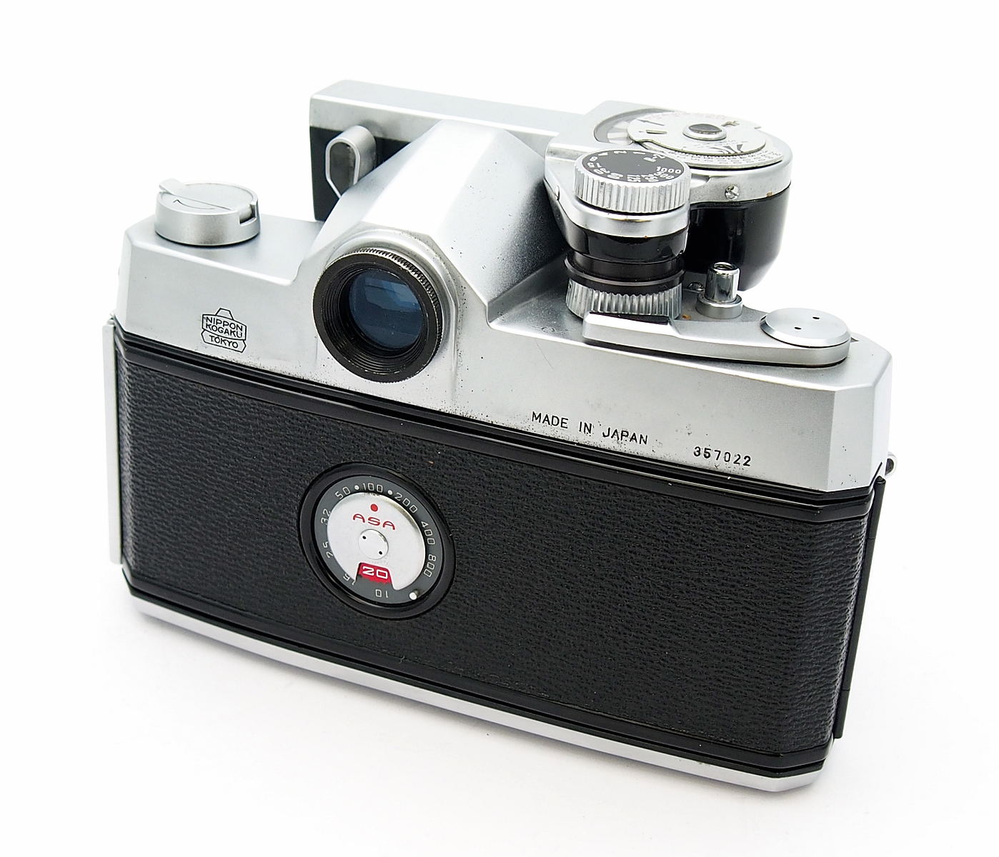 Nikkorex F, with Clip-on-Meter & 50mm F2 #9638