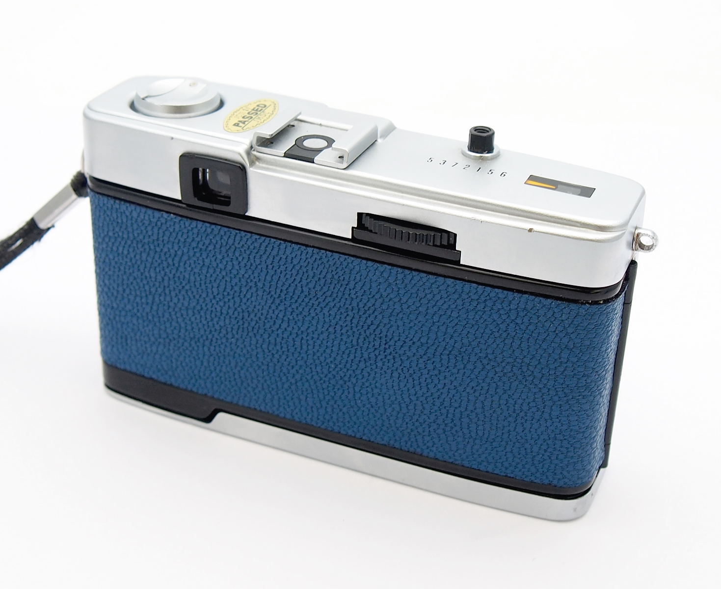 Olympus Trip 35, Blue Leather, New Seals #9945