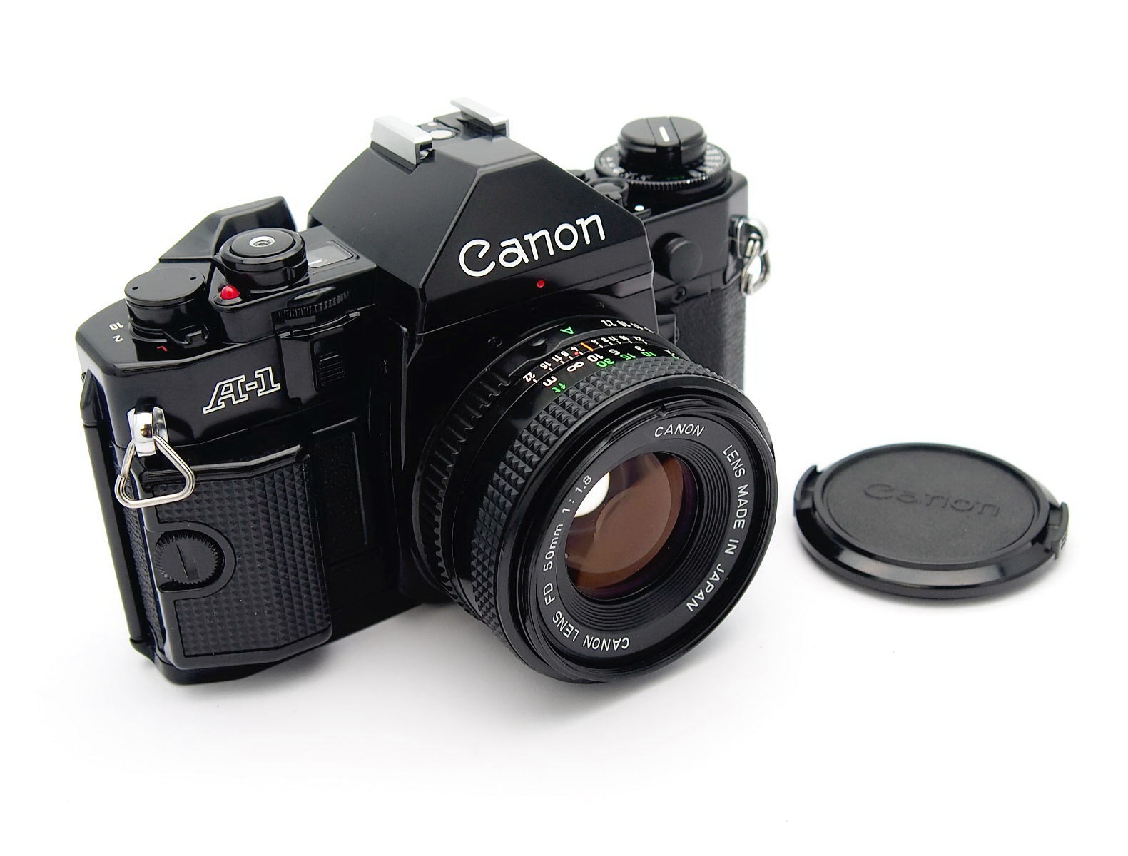 Canon A-1 with 50mm F1.8 FD Mint #11038