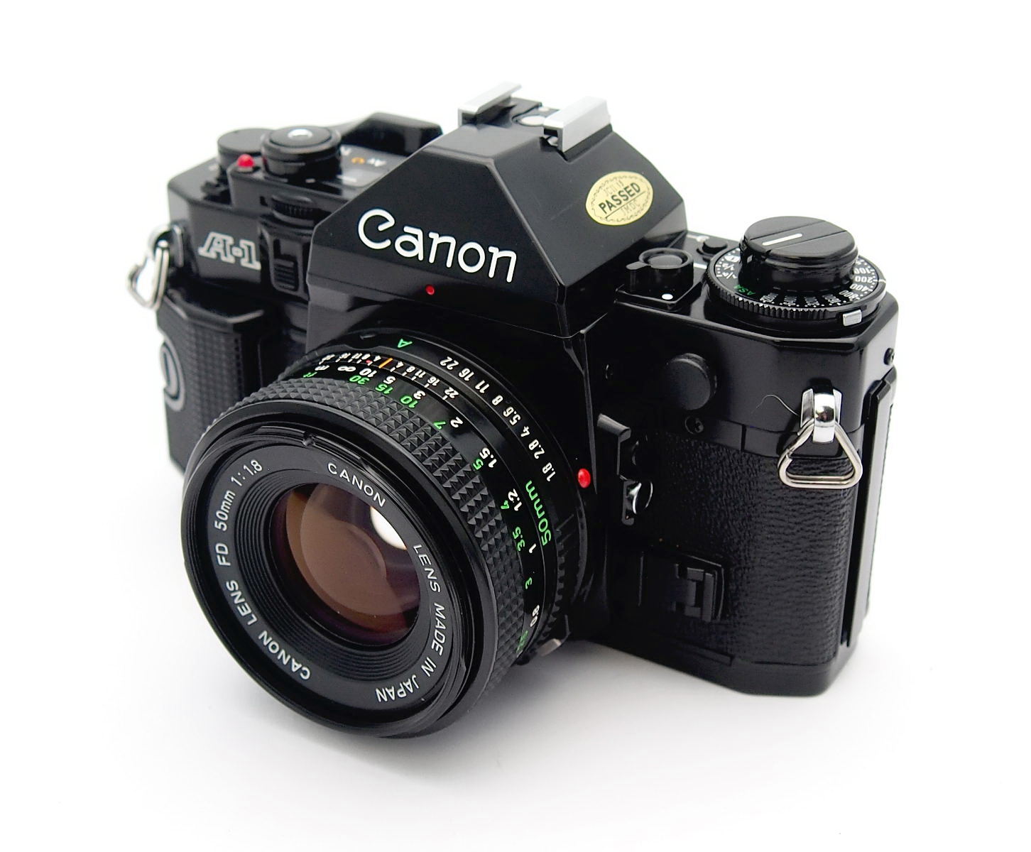 Canon A-1 with 50mm F1.8 FD Mint #11038