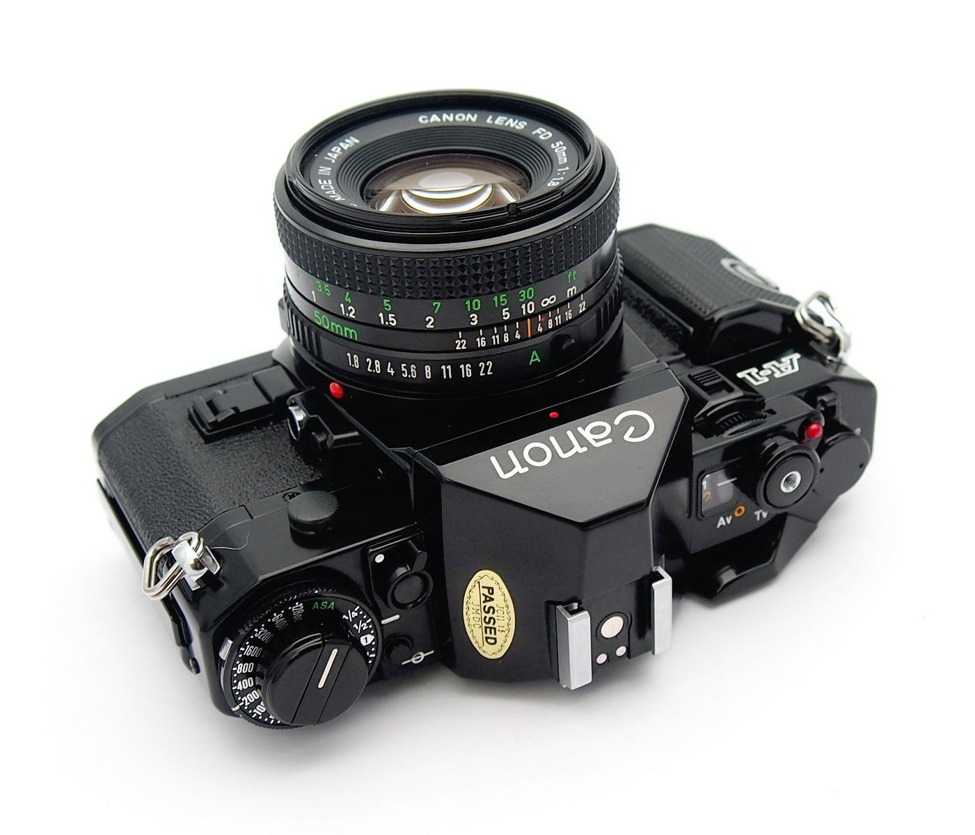 Canon A-1 with 50mm F1.8 FD Mint #11038