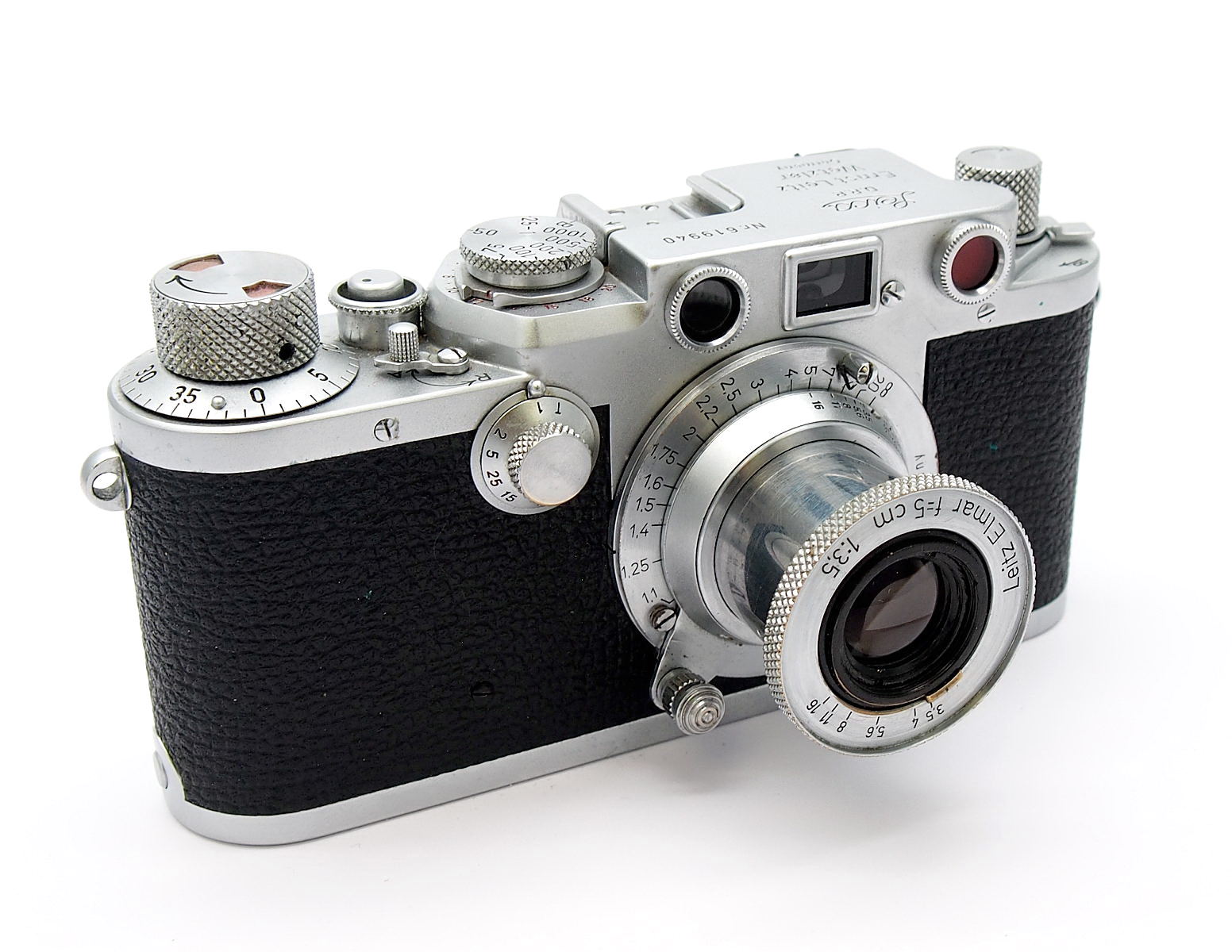 Leica 111F Red Dial with 5cm F3.5 Elmar #10550