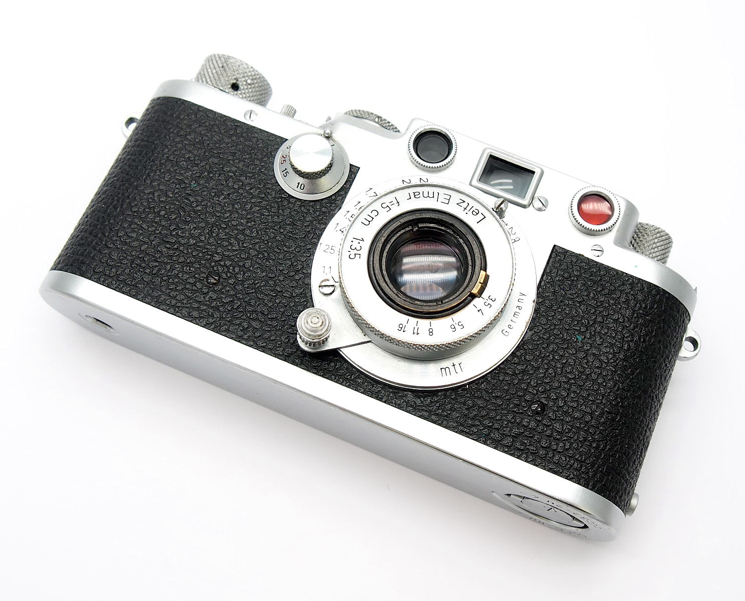 Leica 111F Red Dial with 5cm F3.5 Elmar #10550