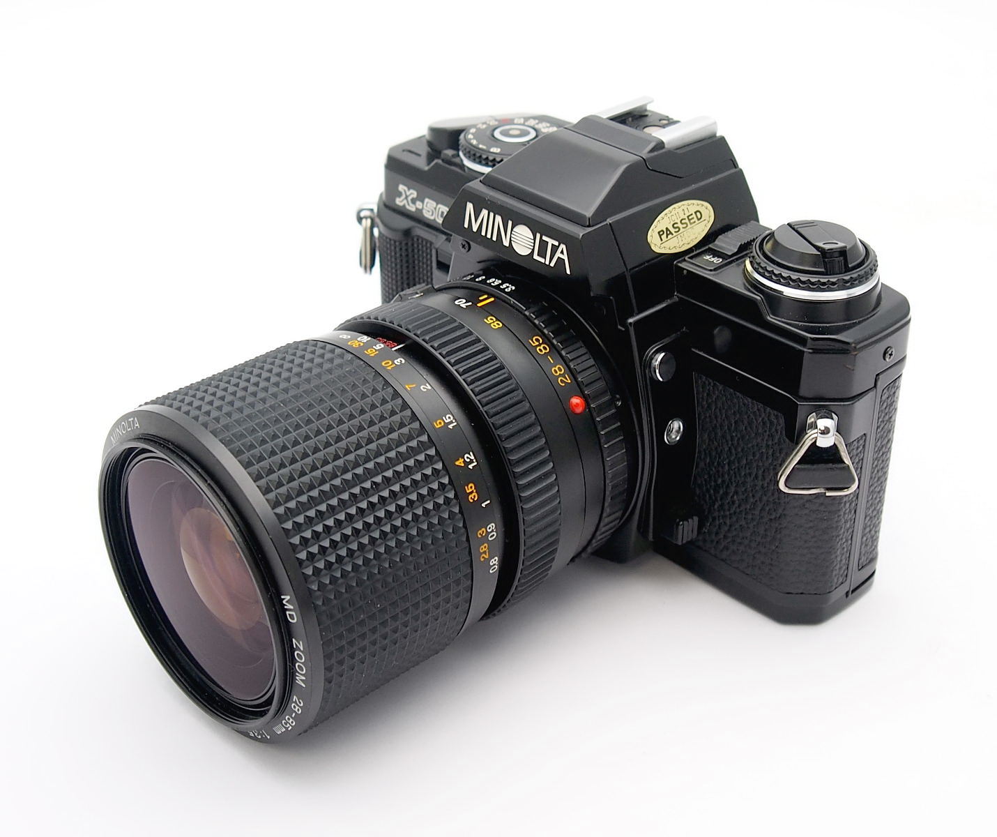 Minolta X-500 35mm SLR with 28-85mm MD Lens #10822