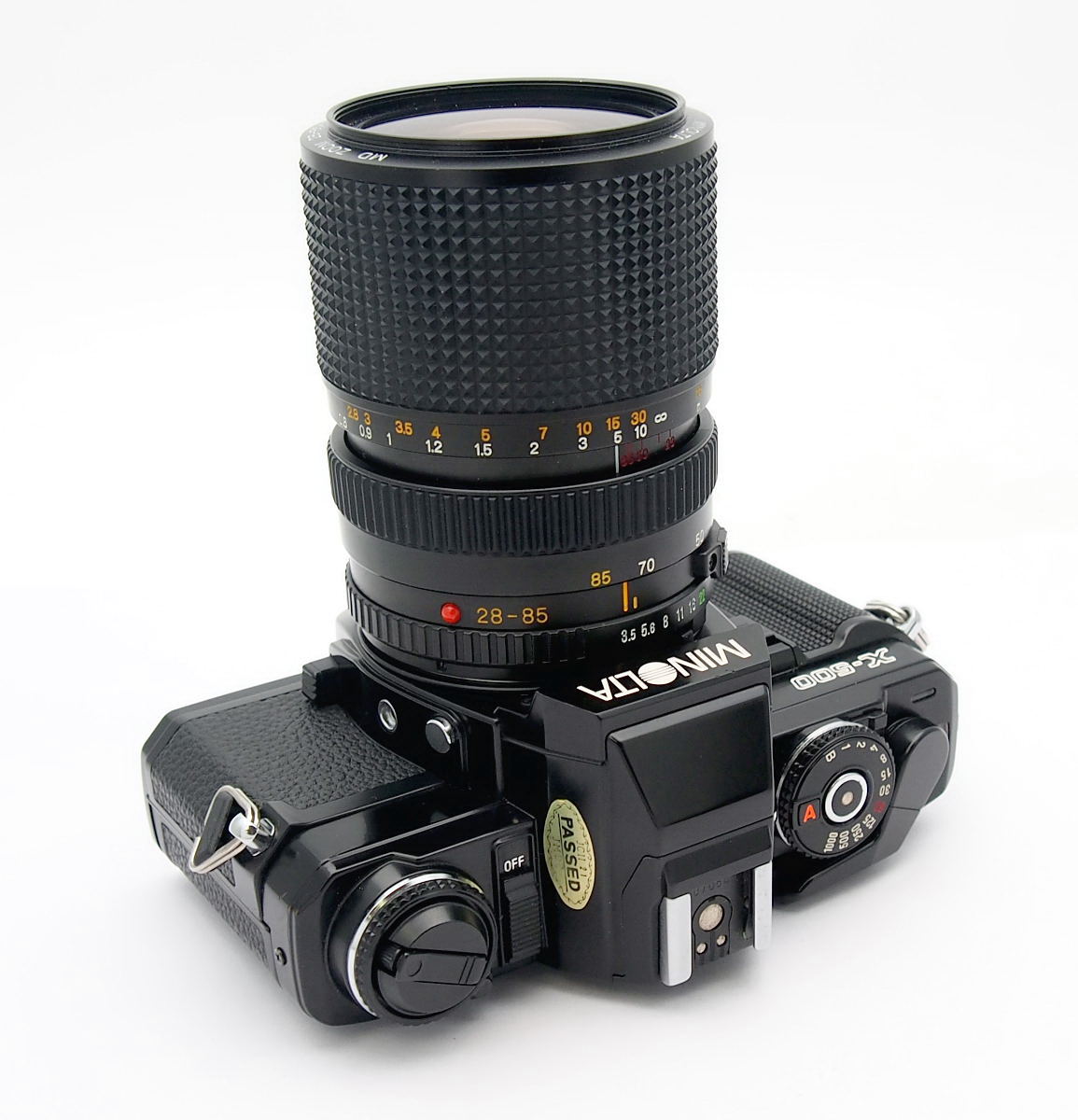 Minolta X-500 35mm SLR with 28-85mm MD Lens #10822