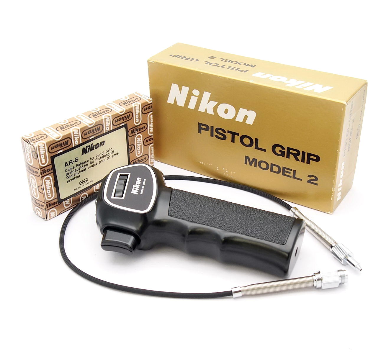 Nikon Pistol Grip 2 & AR-6Cable Release, Mint- & Boxed #10577