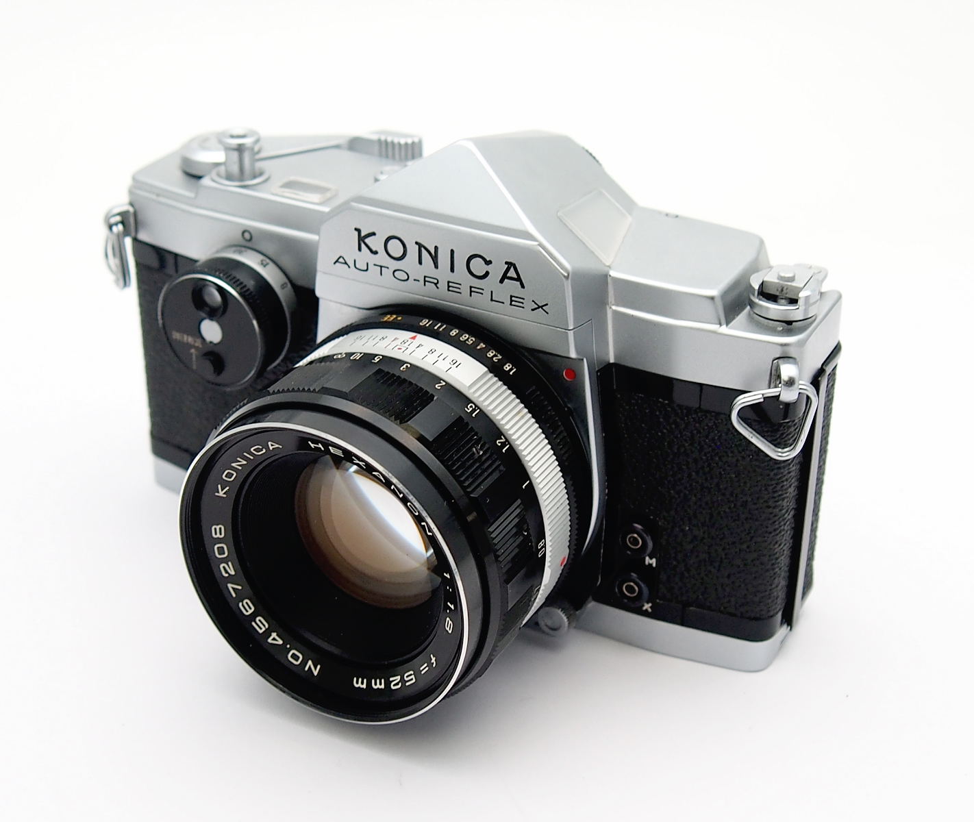 Konica Auto-Reflex Full/Half Frame with 52mm F1.8 Hexanon #11036