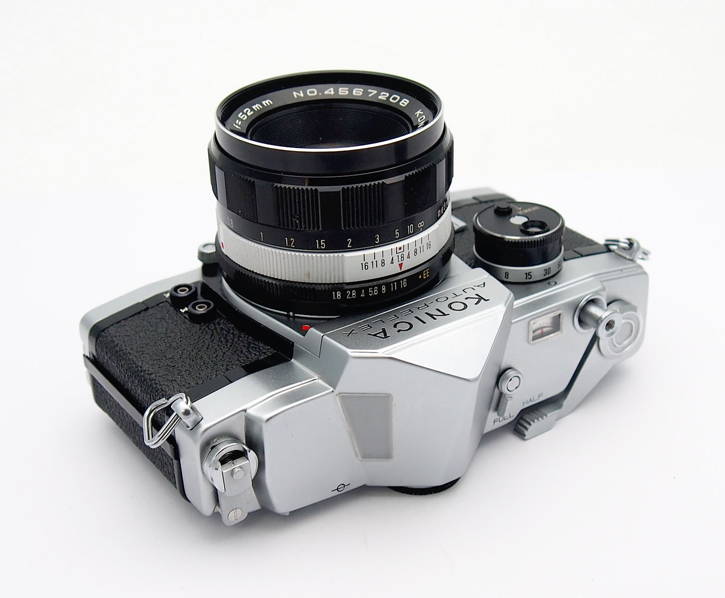 Konica Auto-Reflex Full/Half Frame with 52mm F1.8 Hexanon #11036