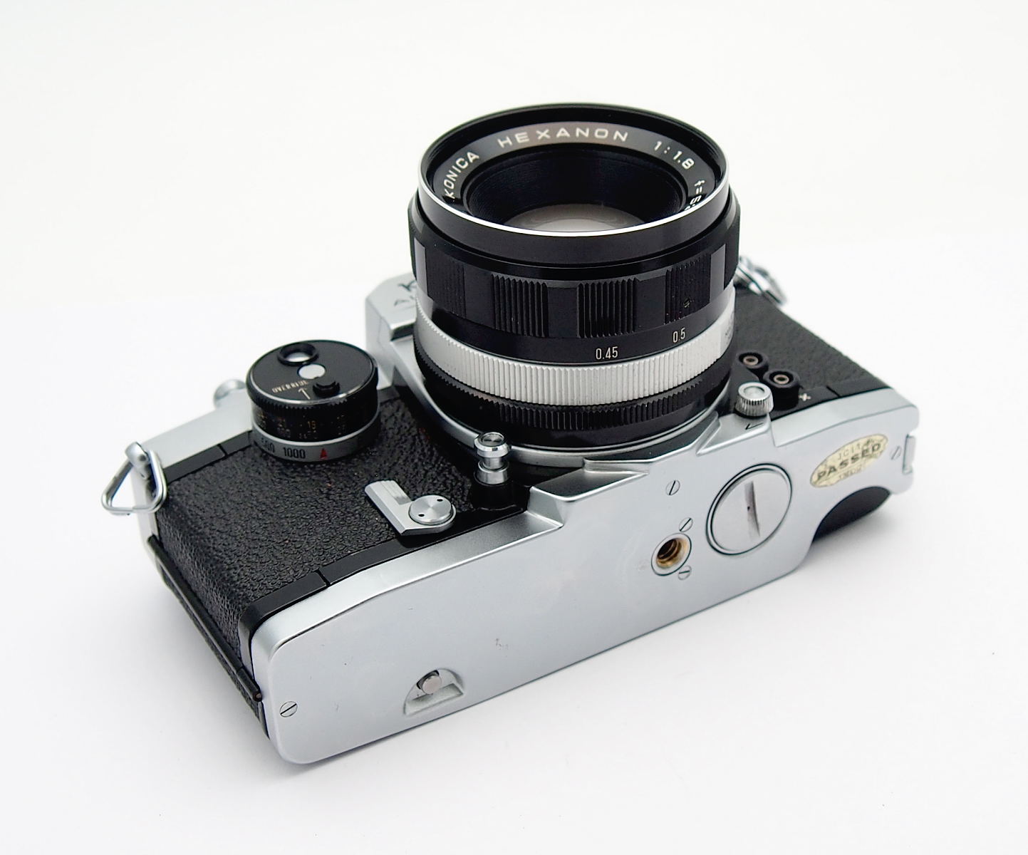 Konica Auto-Reflex Full/Half Frame with 52mm F1.8 Hexanon #11036
