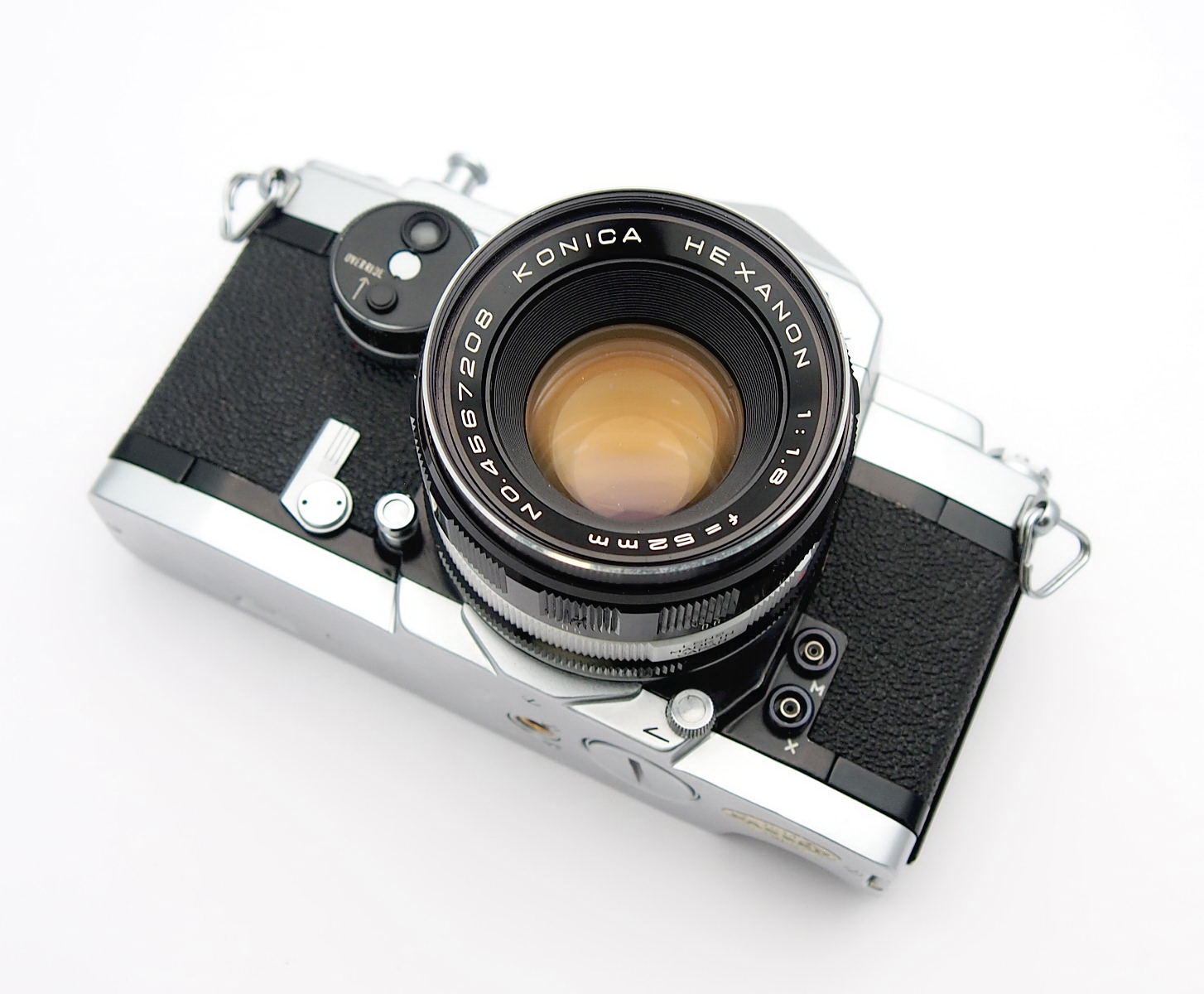 Konica Auto-Reflex Full/Half Frame with 52mm F1.8 Hexanon #11036