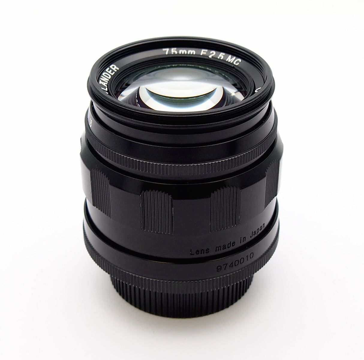 Voigtlander 75mm F2.5 Color Heliar LTM Mount, Mint & Boxed #9497
