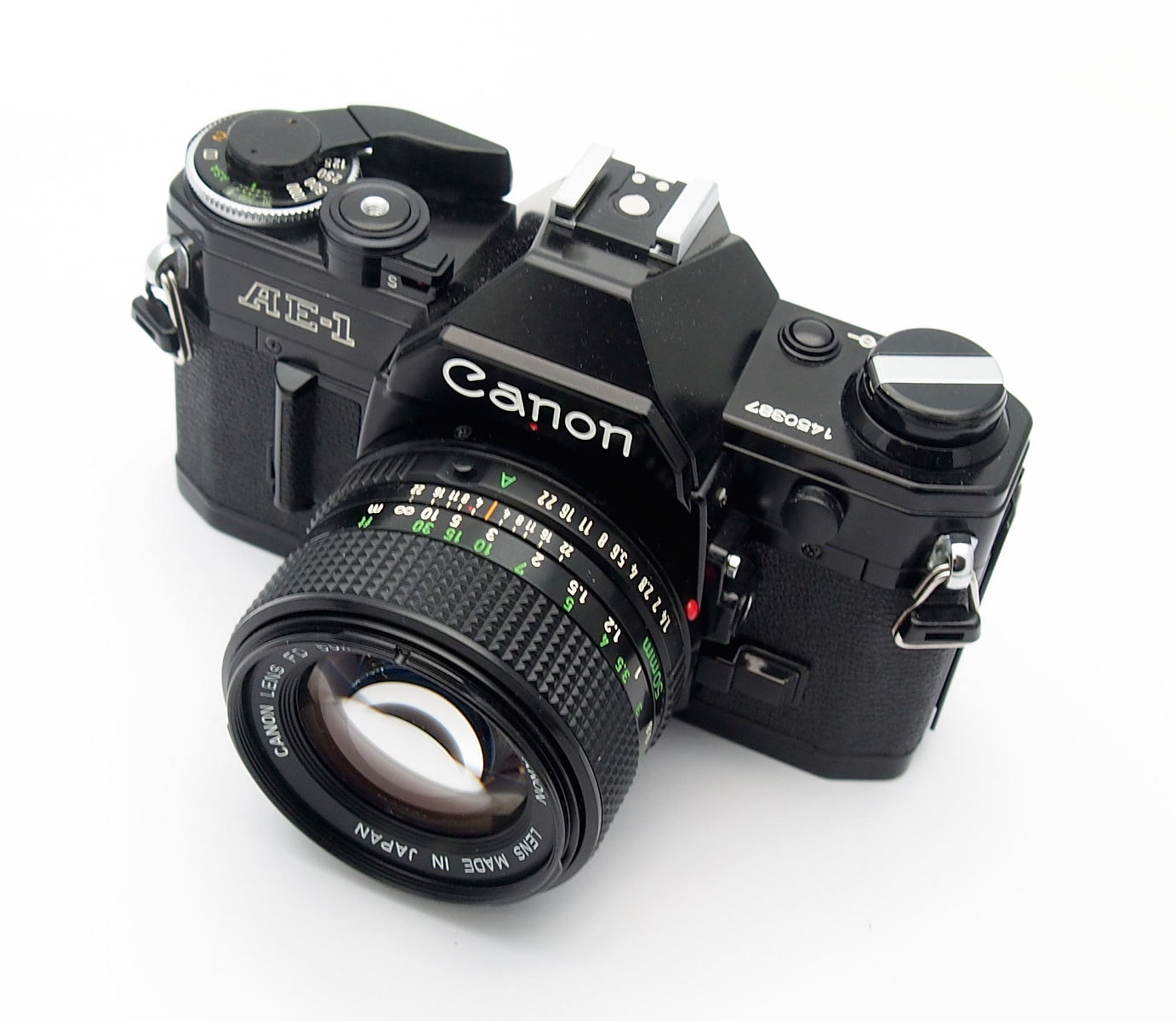 Canon AE-1 with 50mm F1.4 FD, New Light Seals #11175