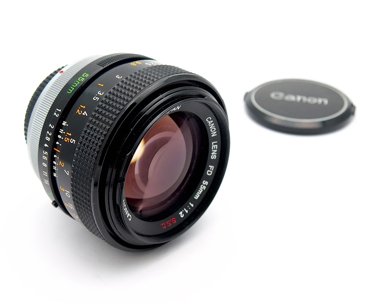 Canon 55mm F1.2 S.S.C Lens in FD Mount #10875