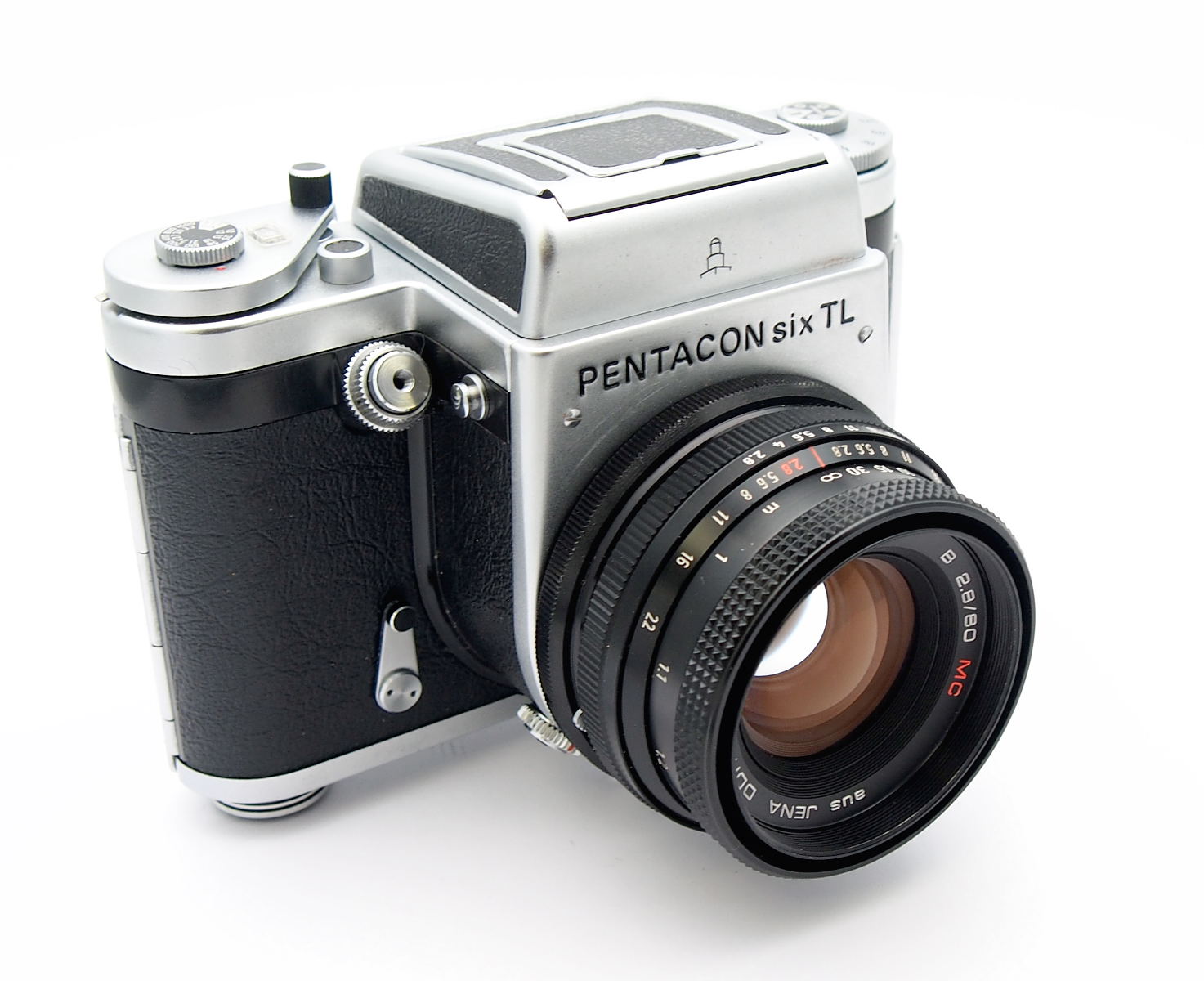Pentacon Six TL w/ Zeiss Biotar 80mm F2.8 MC Lens #10806