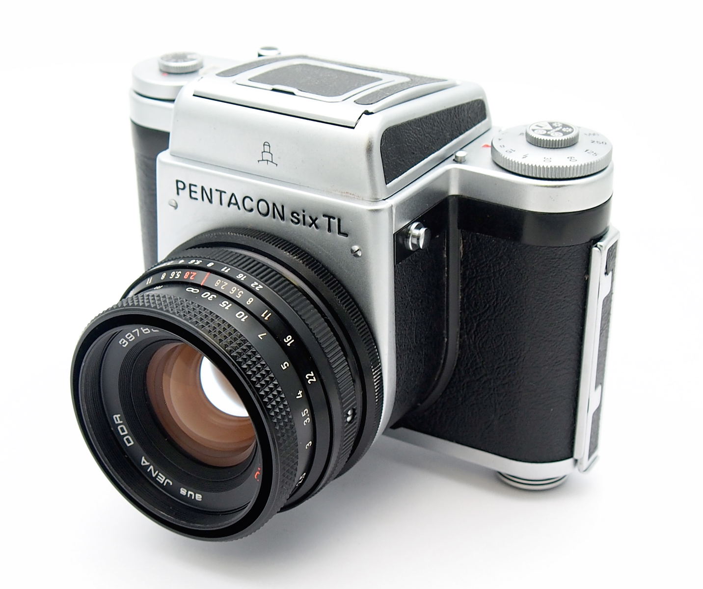 Pentacon Six TL w/ Zeiss Biotar 80mm F2.8 MC Lens #10806