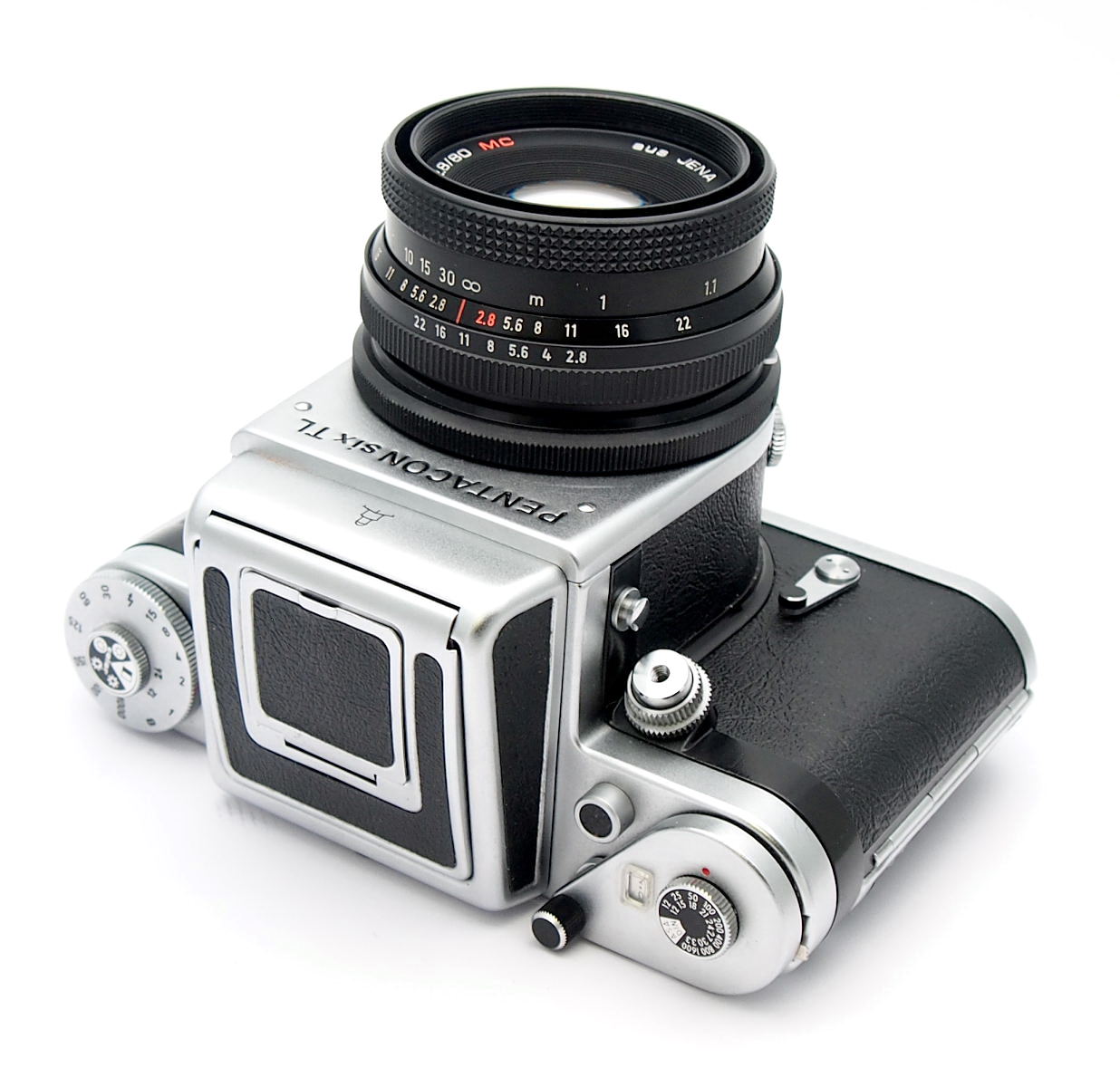 Pentacon Six TL w/ Zeiss Biotar 80mm F2.8 MC Lens #10806