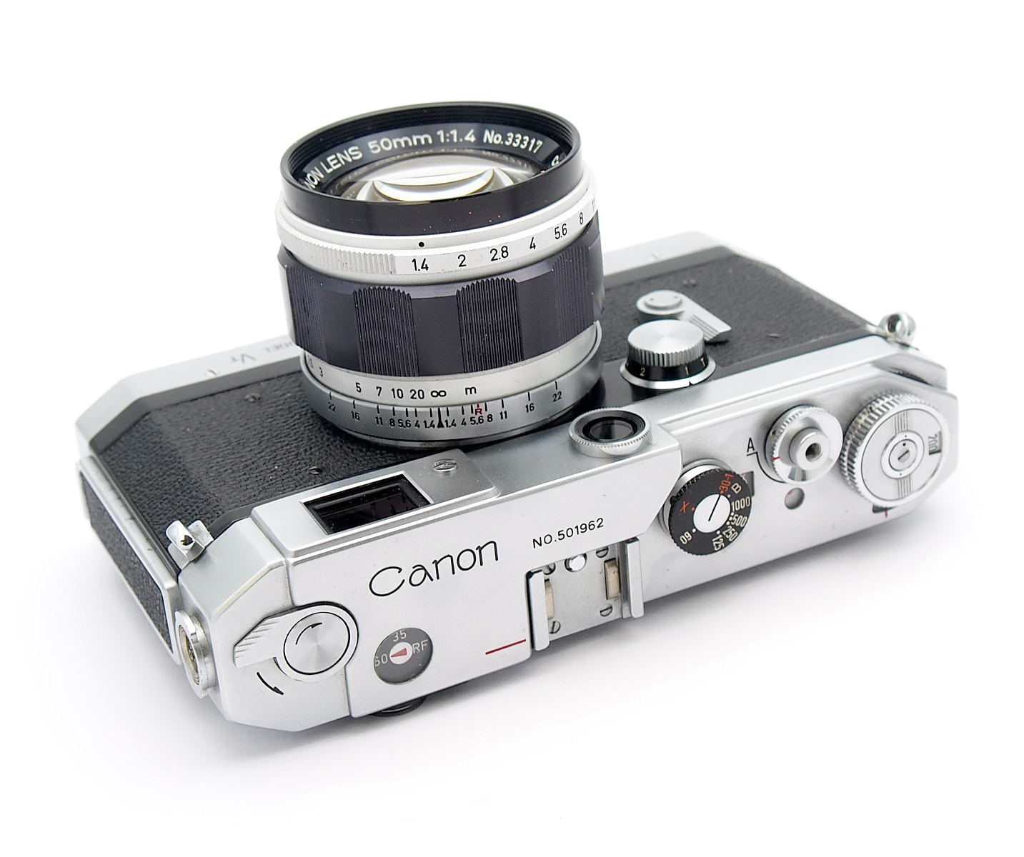Canon VT with Canon 50mm F1.4 Lens #10552
