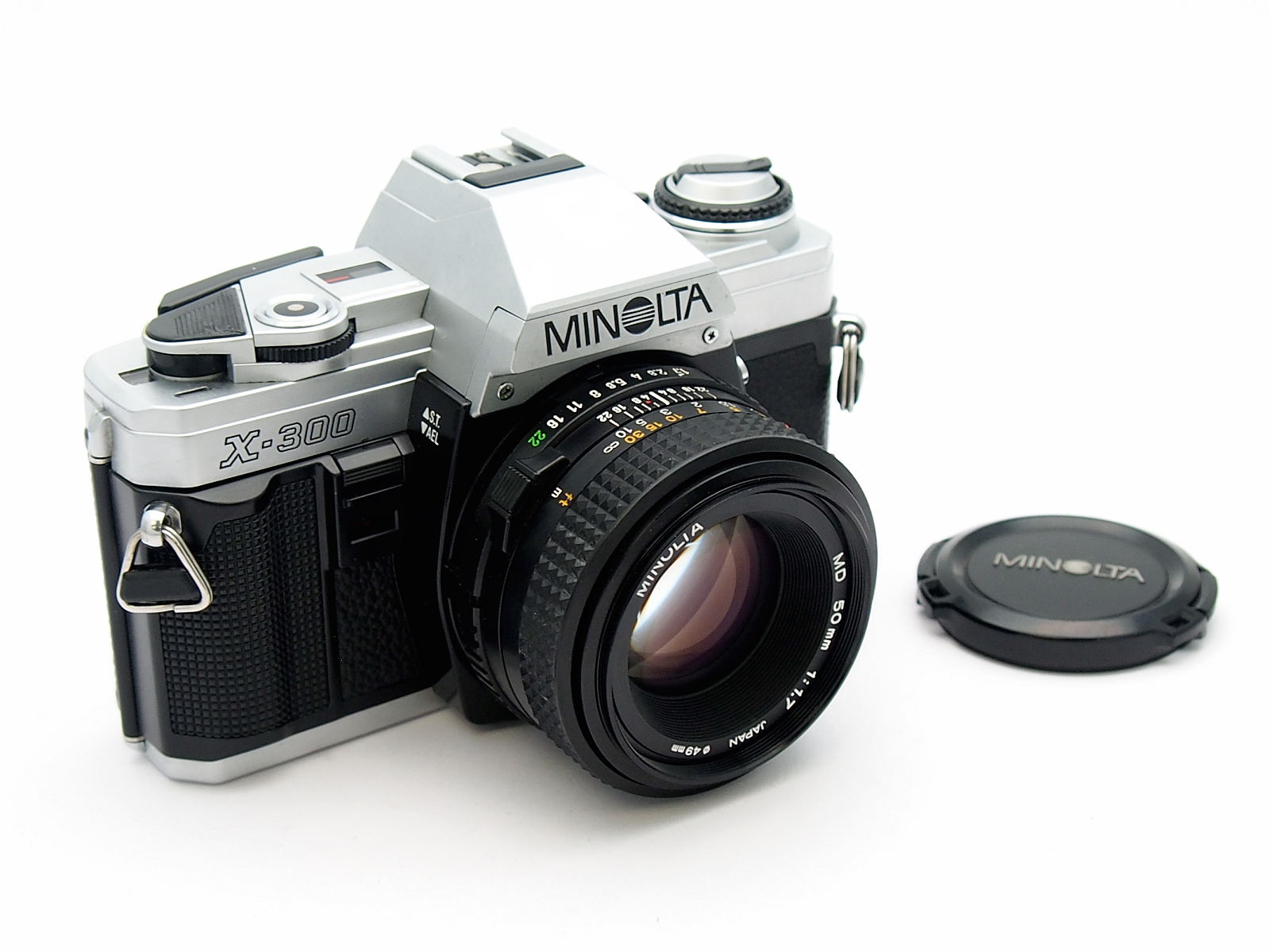 Minolta X-300 35mm SLR with 50mm F1.7 MD Lens #10064