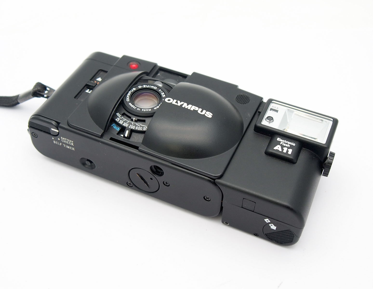 Olympus XA2 35mm Camera + A11, Mint-, Cased #10843