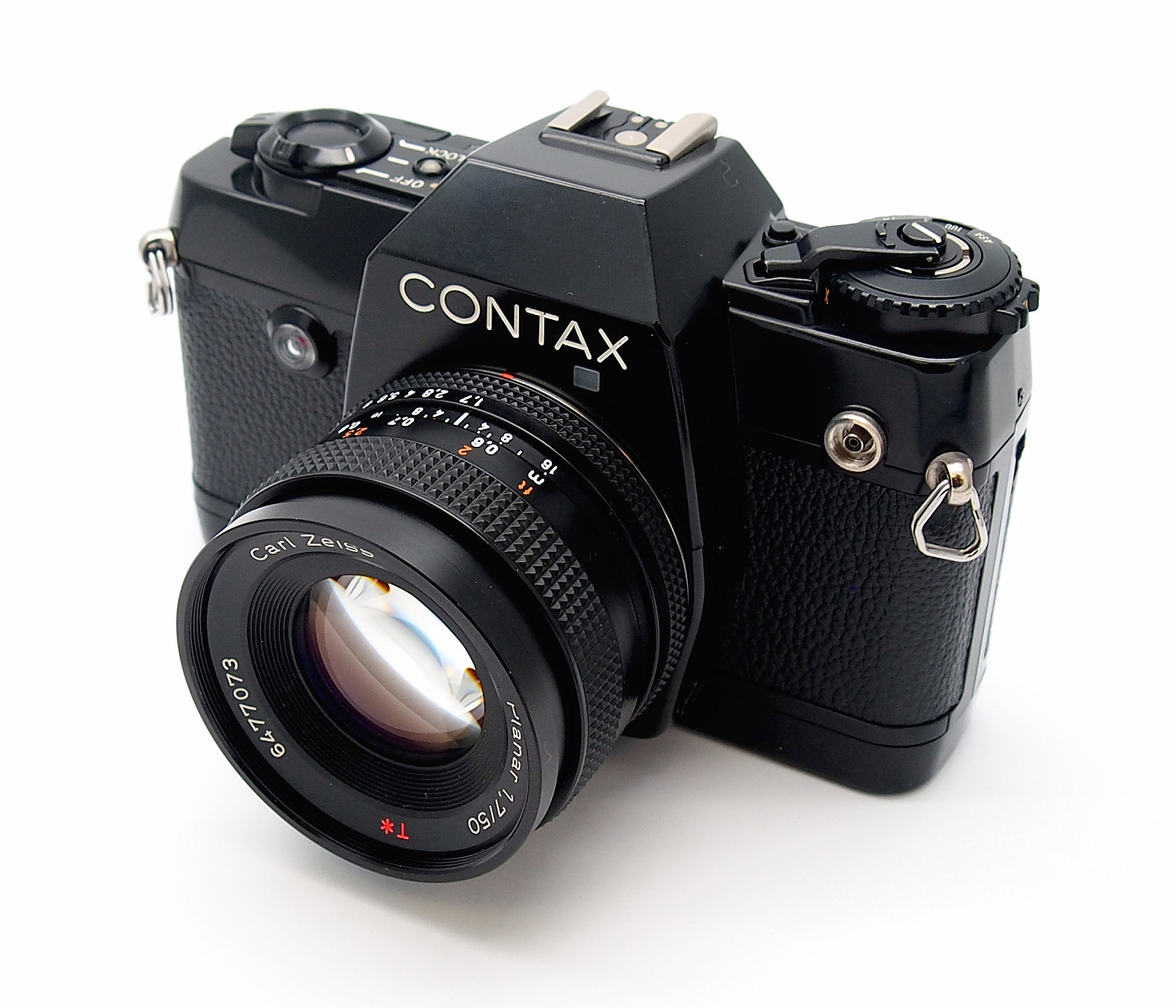 Contax 137MA Quartz 35mm SLR with 50mm F1.7 Planar, Boxed #8524
