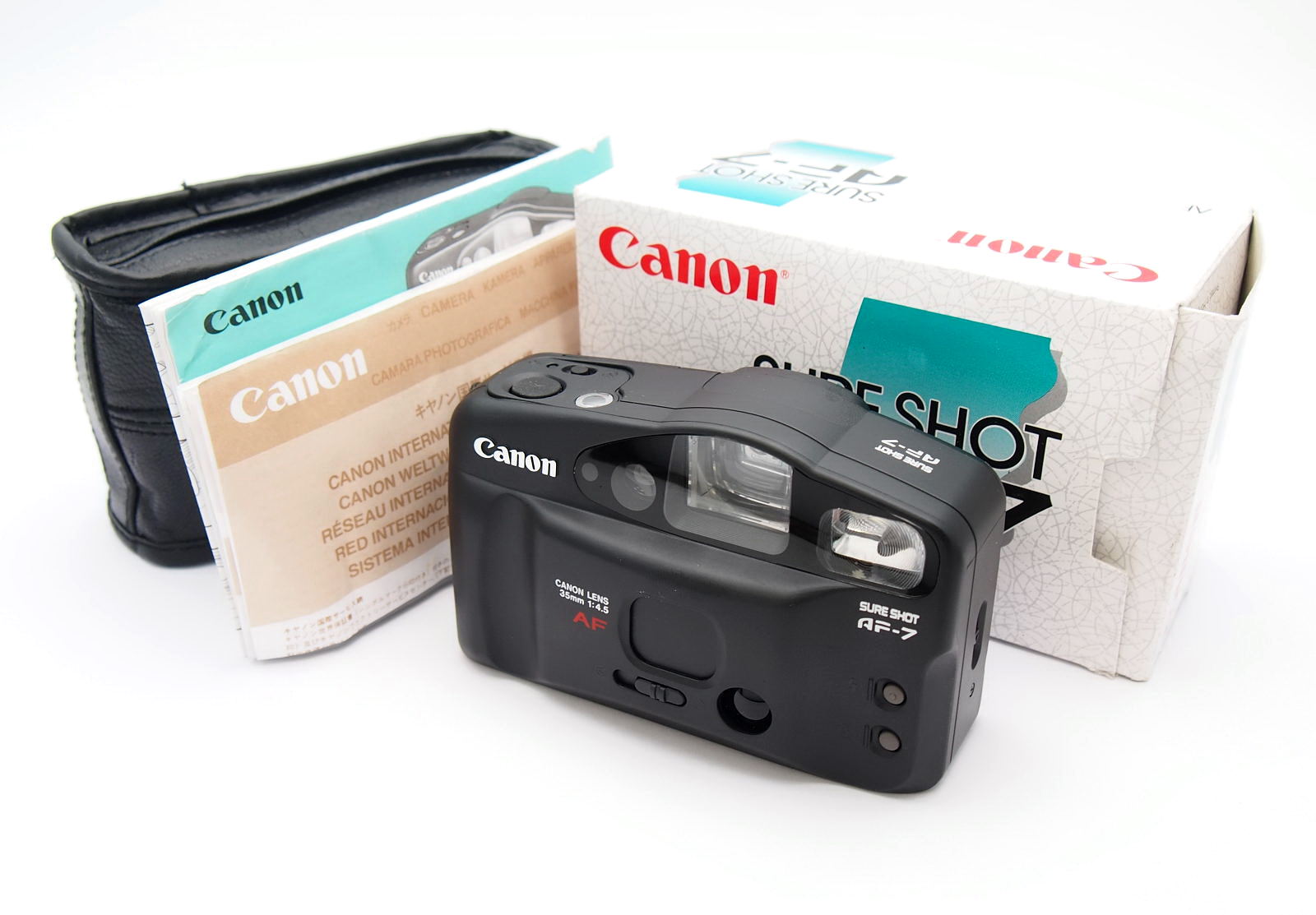 Canon Sure Shot AF-7, 35mm Point & Shoot, Mint & Box #10802M
