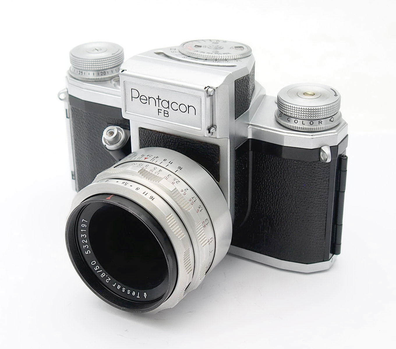 Pentacon FB 35mm SLR with Zeiss 50mm F2.8 Lens #11215
