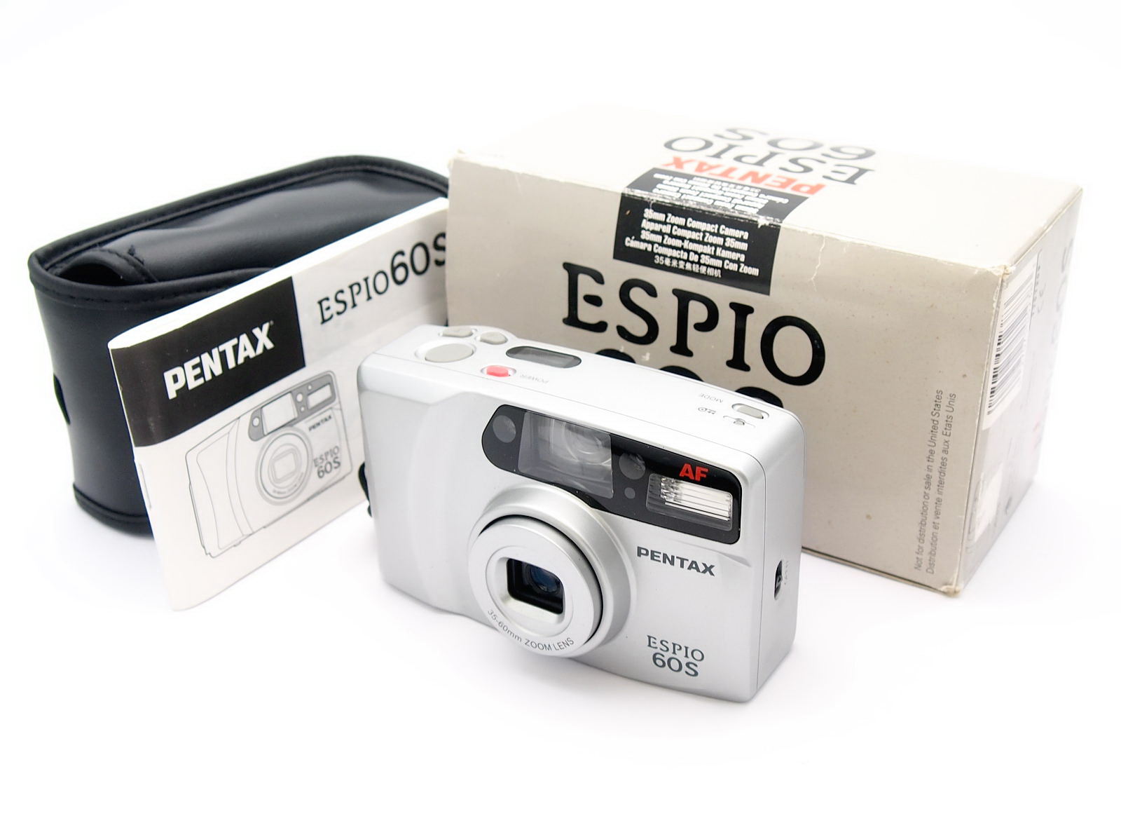 Pentax Espio 60S, 35mm Point & Shoot, Mint & Box #10783M