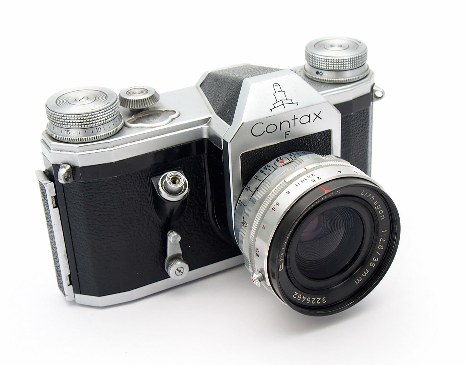 Contax F 35mm SLR with Enna Lithagon 35mm F2.8 Lens #10154