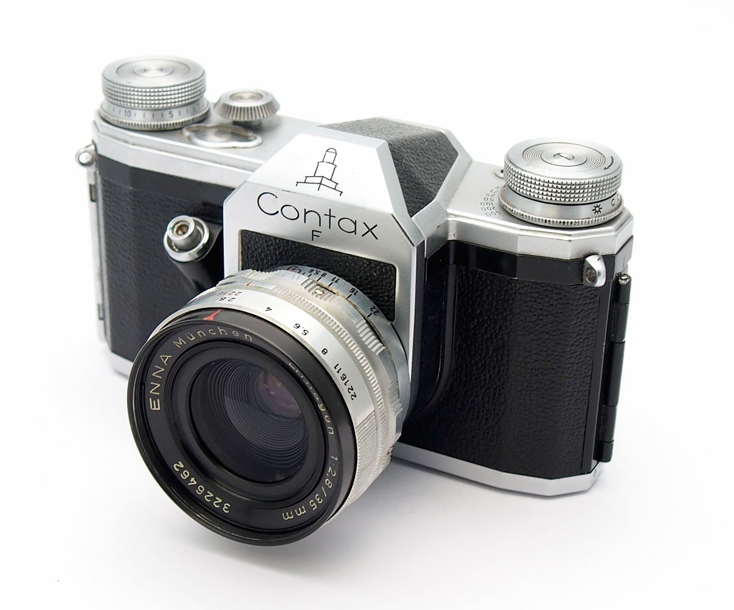 Contax F 35mm SLR with Enna Lithagon 35mm F2.8 Lens #10154