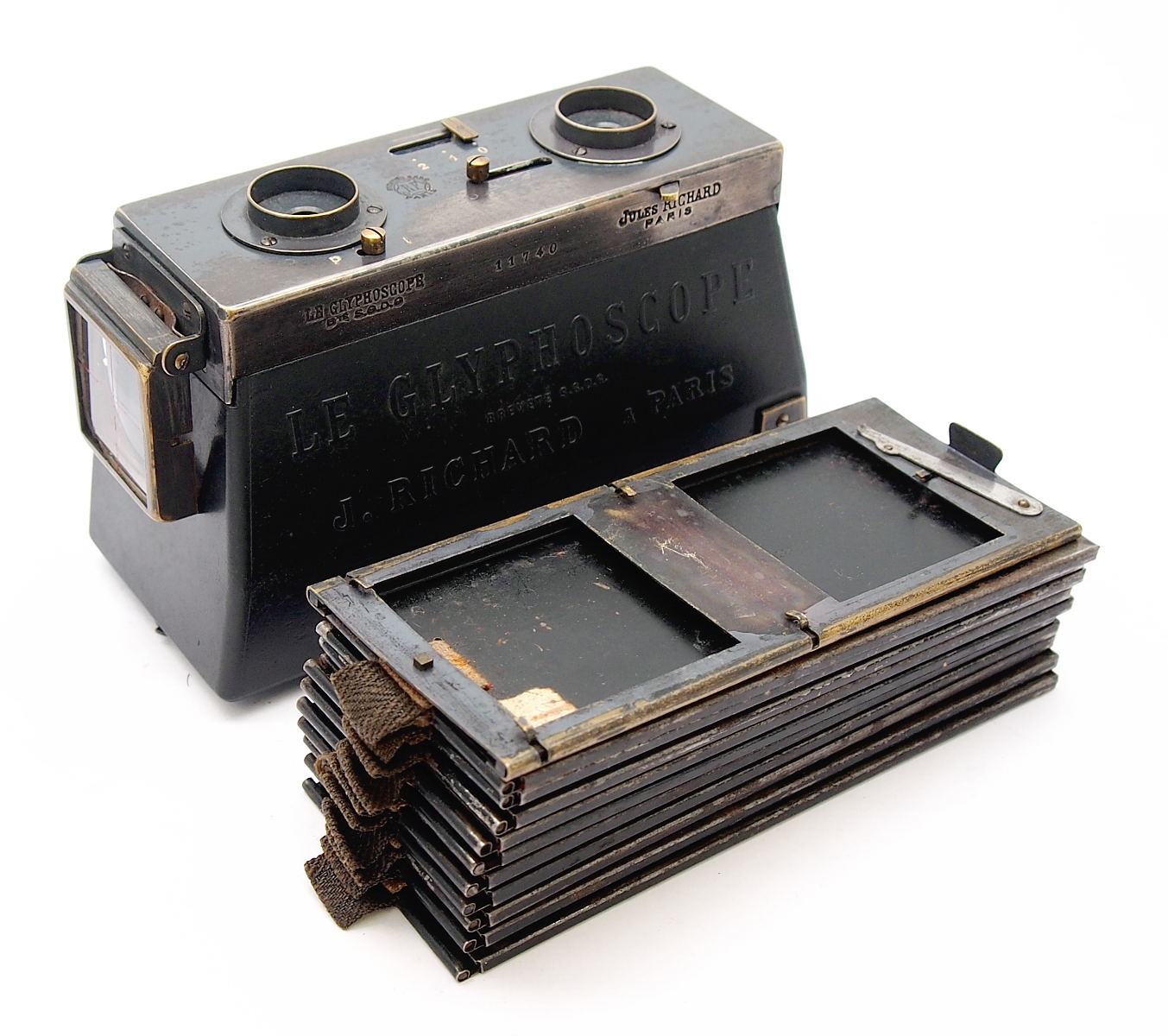 Richard Le Glyphoscope Stereo Camera/Viewer, c.1904 #9141