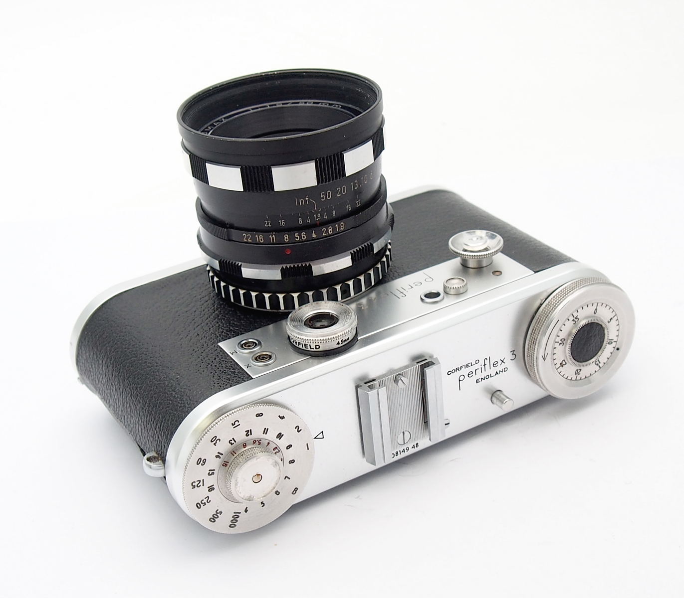 Corfield Periflex 3 with 50mm F1.9 #11179