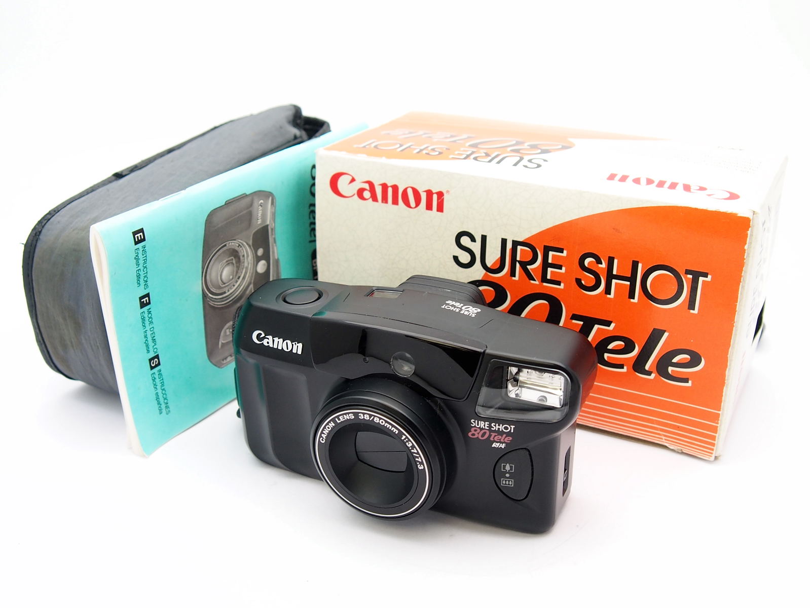 Canon Sure Shot 80-Tele, 35mm Point & Shoot, Box #10755C