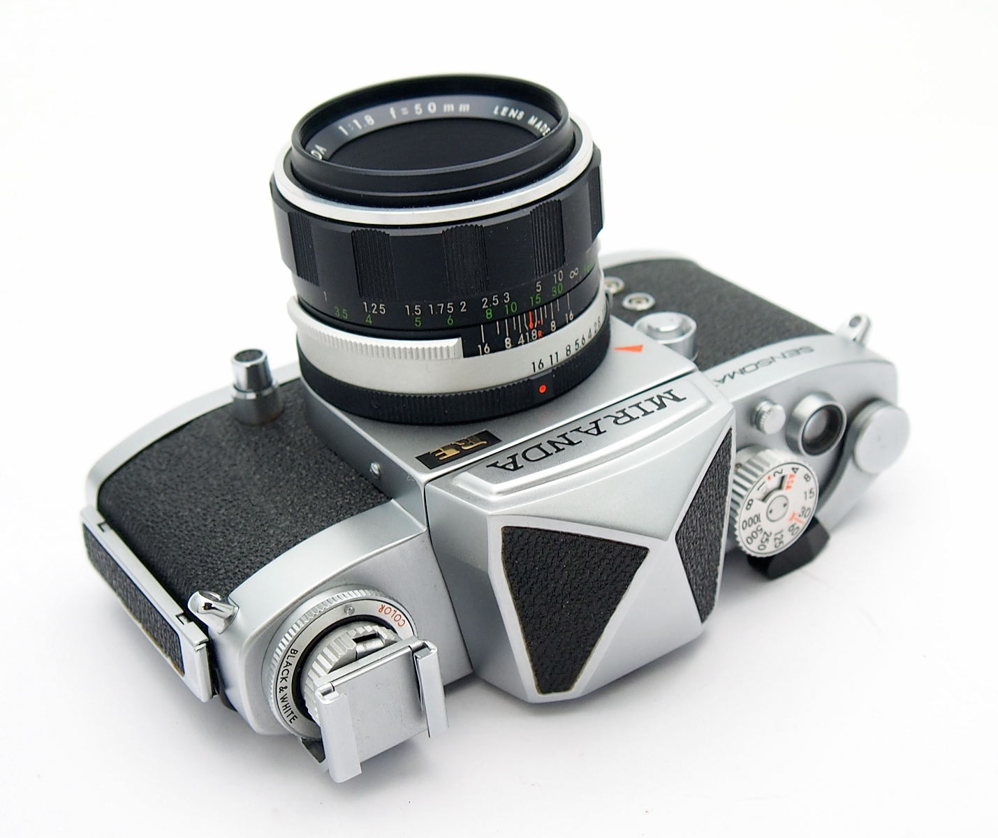 Miranda RE 35mm SLR c.1971, Cased #10974