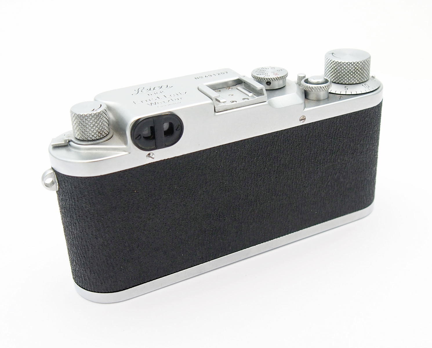 Leica IIIc with 5cm F3.5 Coated Elmar, Sharkskin #10851