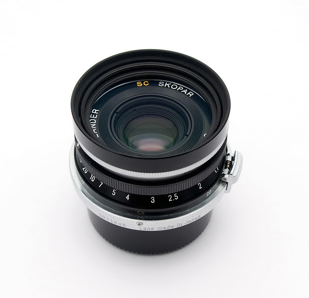 Voigtlander 35mm F2.5 SC-Skopar in Nikon RF Mount, Mint #10209